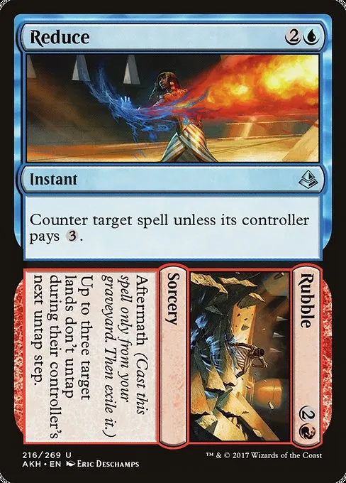 Reduce // Rubble · Amonkhet 216/287