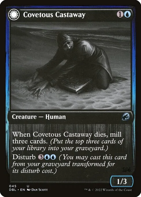 Covetous Castaway // Ghostly Castigator · Innistrad: Double Feature 45/535