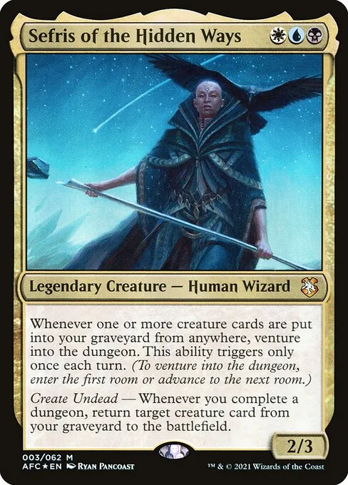 Sefris of the Hidden Ways · Forgotten Realms Commander 3/331
