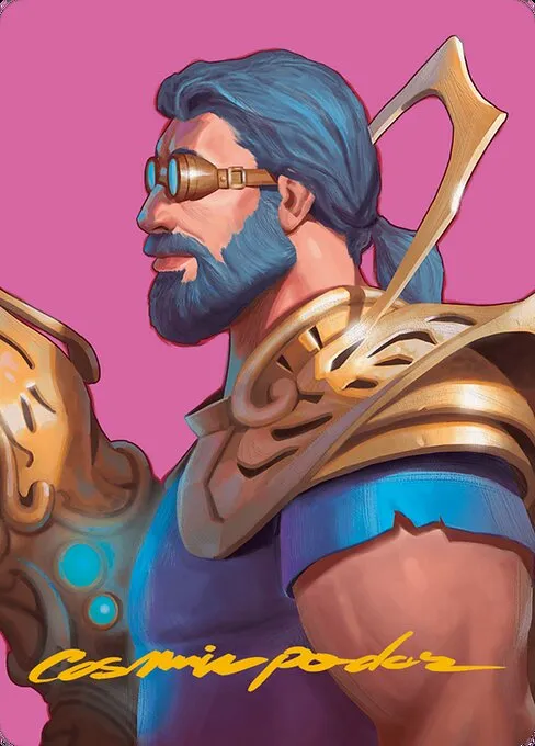 Satya, Aetherflux Genius // Satya, Aetherflux Genius · Modern Horizons 3 Art Series 26/54