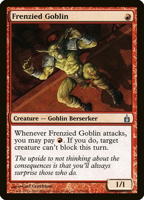 Frenzied Goblin · Ravnica: City of Guilds 125/306