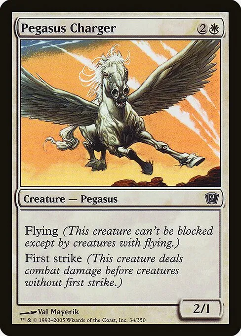 Pegasus Charger · Ninth Edition 34★/710