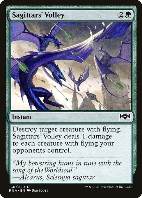Sagittars' Volley · Ravnica Allegiance 138/273