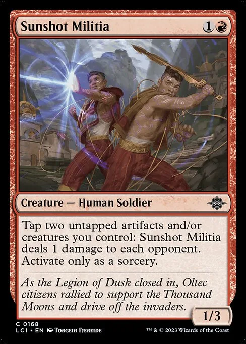 Sunshot Militia · The Lost Caverns of Ixalan 168/416