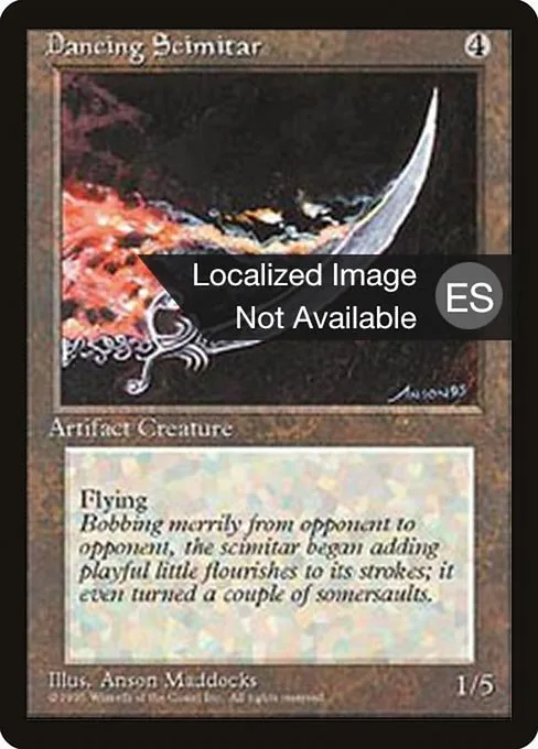 Dancing Scimitar · Fourth Edition Foreign Black Border 313/378