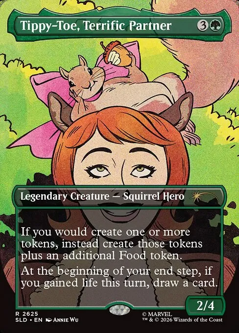 Tippy-Toe, Terrific Partner · Secret Lair Drop 2625/2547