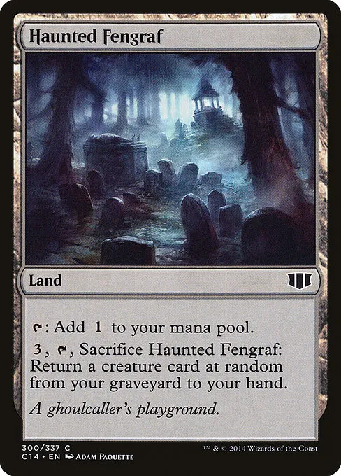 Haunted Fengraf · Commander 2014 300/337