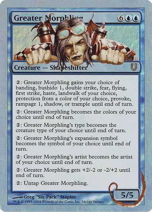 Greater Morphling · Unhinged 34★/168
