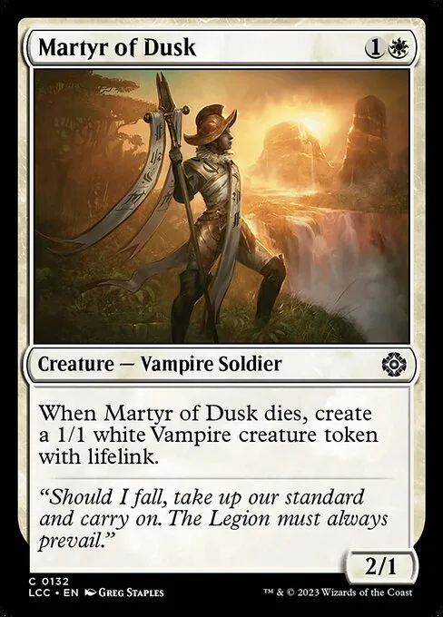 Martyr of Dusk · The Lost Caverns of Ixalan Commander 132/370
