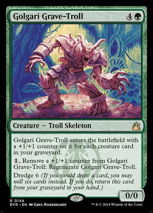 Golgari Grave-Troll · Ravnica Remastered 144/531