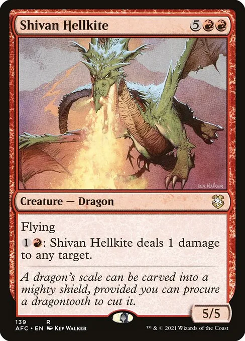 Shivan Hellkite · Forgotten Realms Commander 139/331