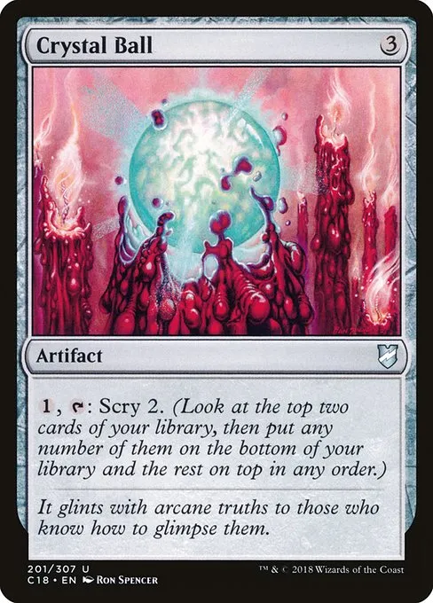 Crystal Ball · Commander 2018 201/307