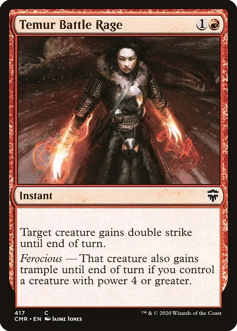 Temur Battle Rage · Commander Legends 417/718
