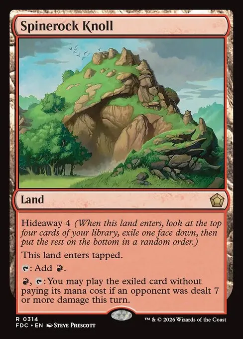 Spinerock Knoll · Foundations Commander 314/3