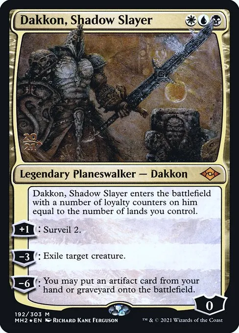 Dakkon, Shadow Slayer · Modern Horizons 2 Promos 192s/86