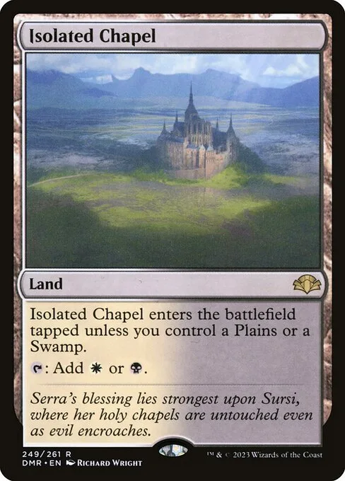 Isolated Chapel · Dominaria Remastered 249/457