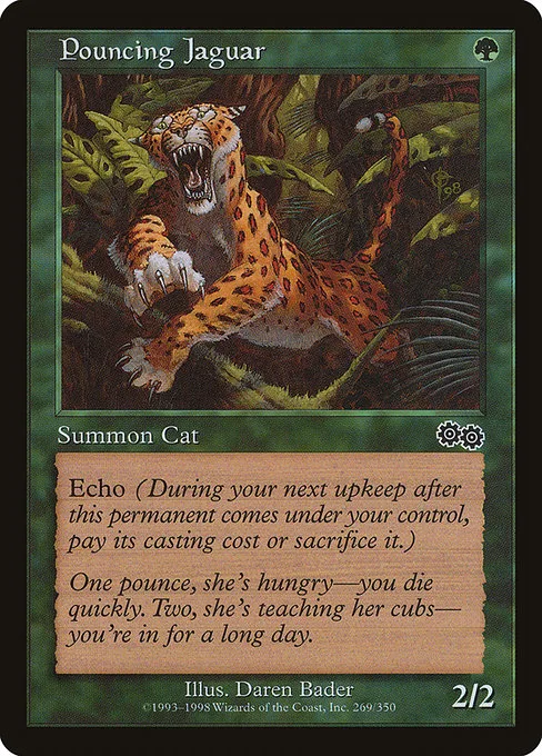 Pouncing Jaguar · Urza's Saga 269/357