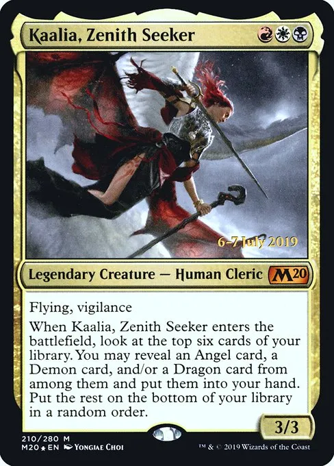 Kaalia, Zenith Seeker · Core Set 2020 Promos 210s/144