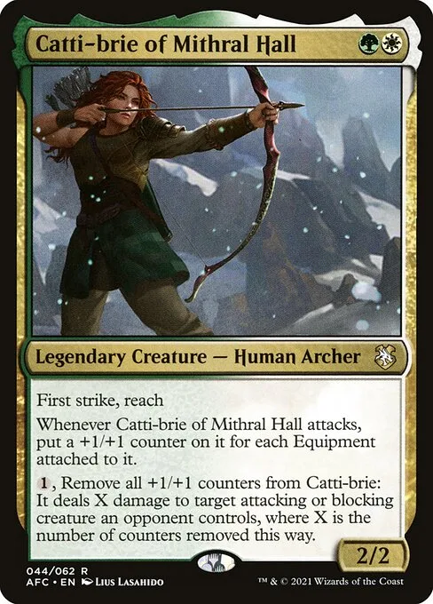 Catti-brie of Mithral Hall · Forgotten Realms Commander 44/331