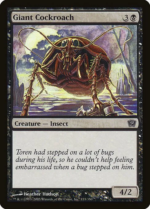 Giant Cockroach · Ninth Edition 133★/710
