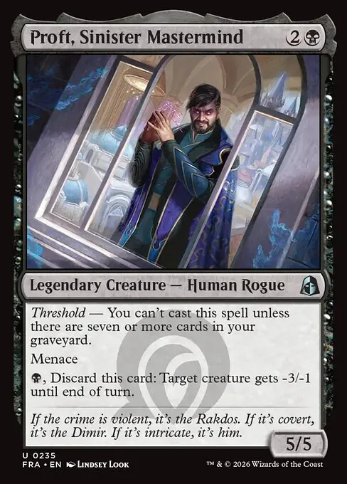 Proft, Sinister Mastermind · Reality Fracture 235/7