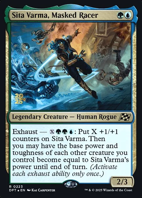 Sita Varma, Masked Racer · Aetherdrift Promos 223s/160