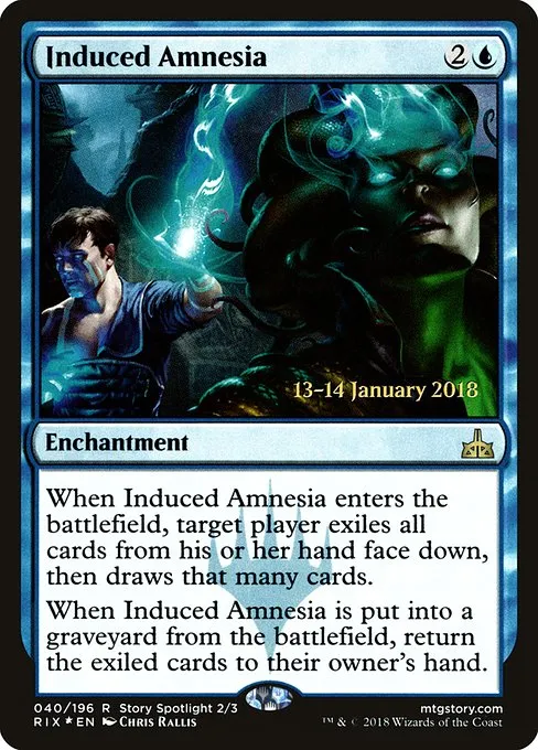 Induced Amnesia · Rivals of Ixalan Promos 40s/98