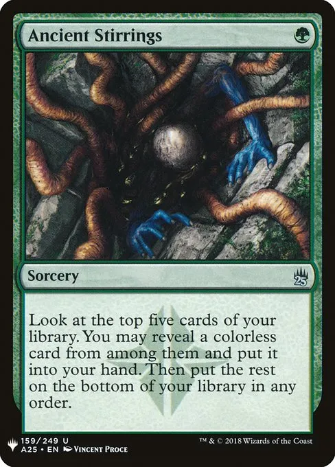 Ancient Stirrings · The List A25-159/5050