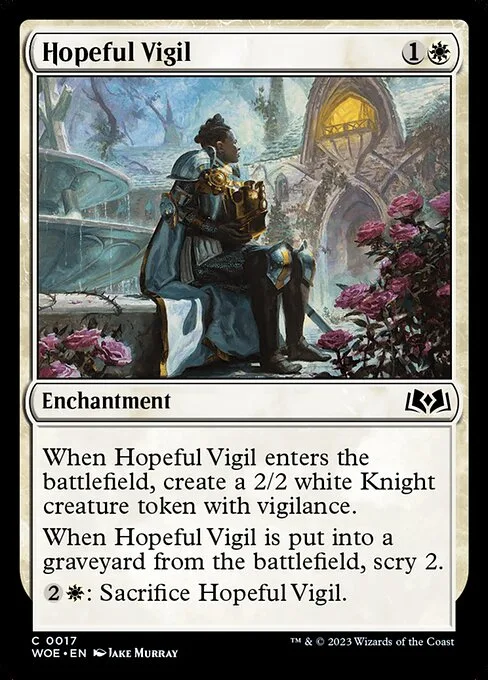 Hopeful Vigil · Wilds of Eldraine 17/381