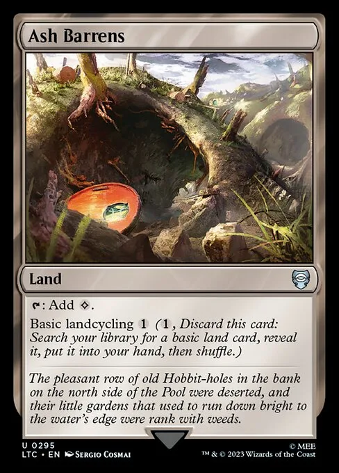 Ash Barrens · Tales of Middle-earth Commander 295/591
