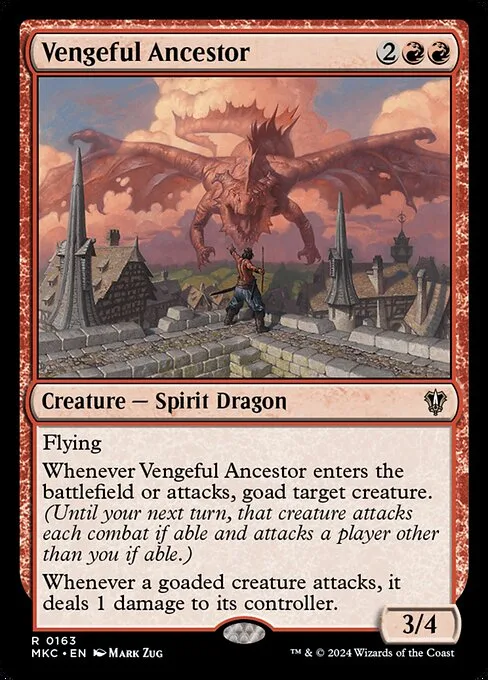 Vengeful Ancestor · Murders at Karlov Manor Commander 163/358