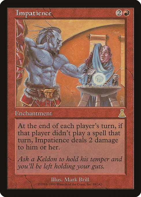 Impatience · Urza's Destiny 88/143