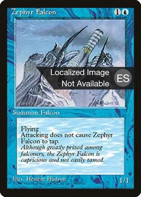 Zephyr Falcon · Fourth Edition Foreign Black Border 116/378