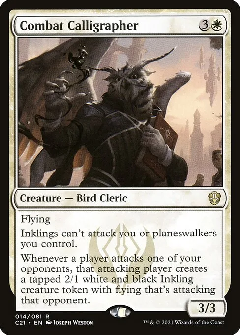 Combat Calligrapher · Commander 2021 14/409