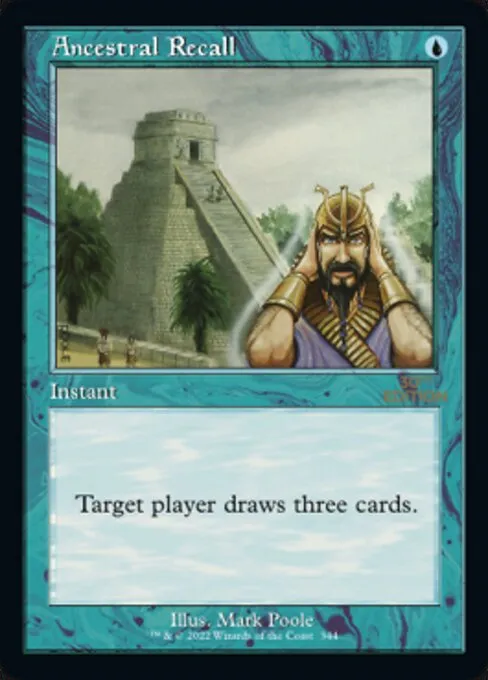 Ancestral Recall · 30th Anniversary Edition 344/594