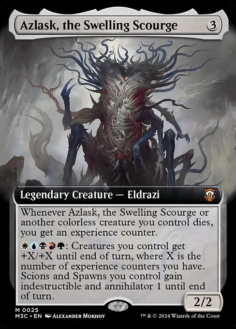 Azlask, the Swelling Scourge · Modern Horizons 3 Commander 25/398