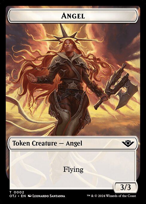 Angel · Outlaws of Thunder Junction Tokens 2/19