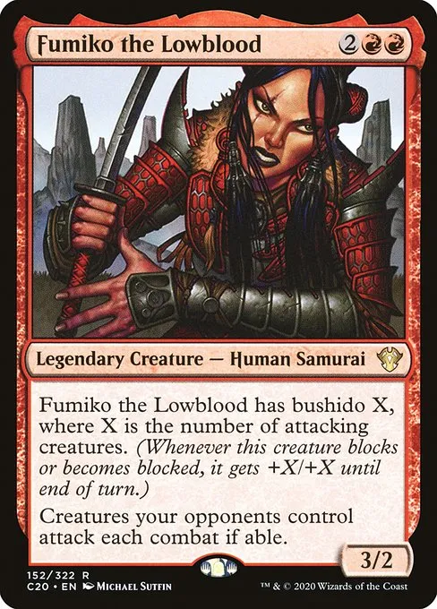 Fumiko the Lowblood · Commander 2020 152/322