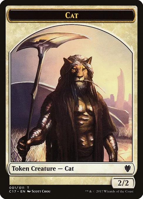 Cat · Commander 2017 Tokens 1/11