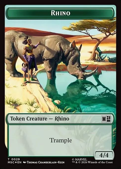 Rhino · Marvel Super Heroes Commander Tokens 29/32