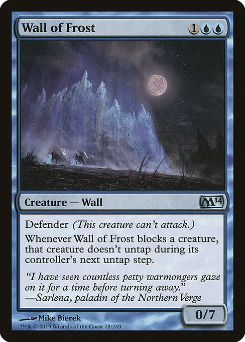 Wall of Frost · Magic 2014 78/249