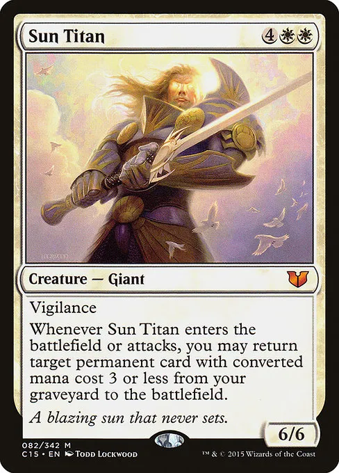 Sun Titan · Commander 2015 82/342