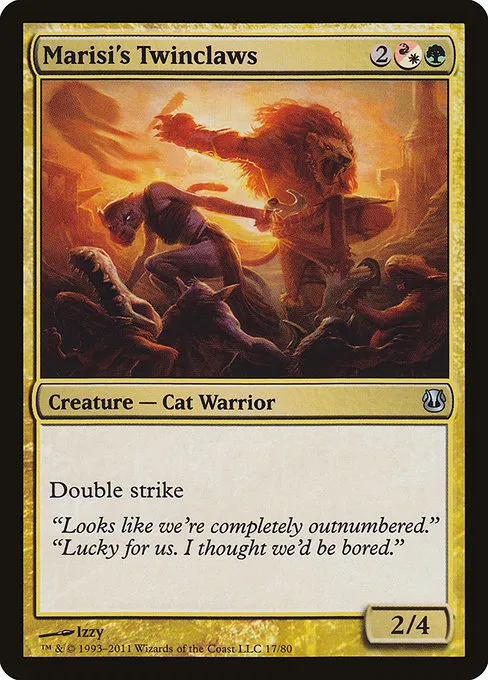 Marisi's Twinclaws · Duel Decks: Ajani vs. Nicol Bolas 17/80