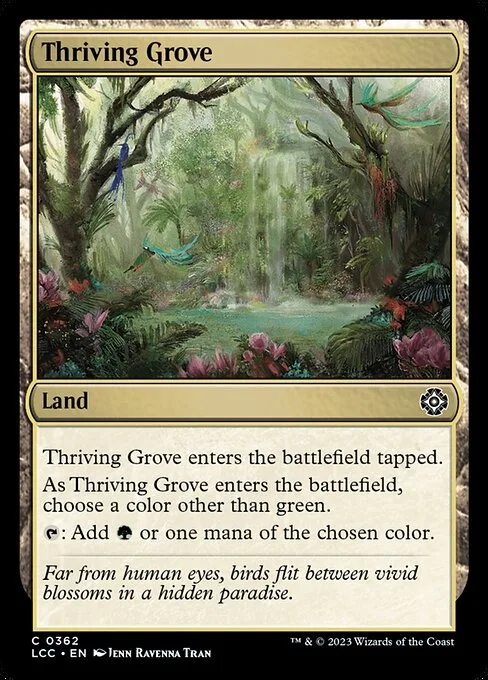 Thriving Grove · The Lost Caverns of Ixalan Commander 362/370
