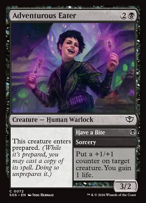 Adventurous Eater // Have a Bite · Secrets of Strixhaven 72/368
