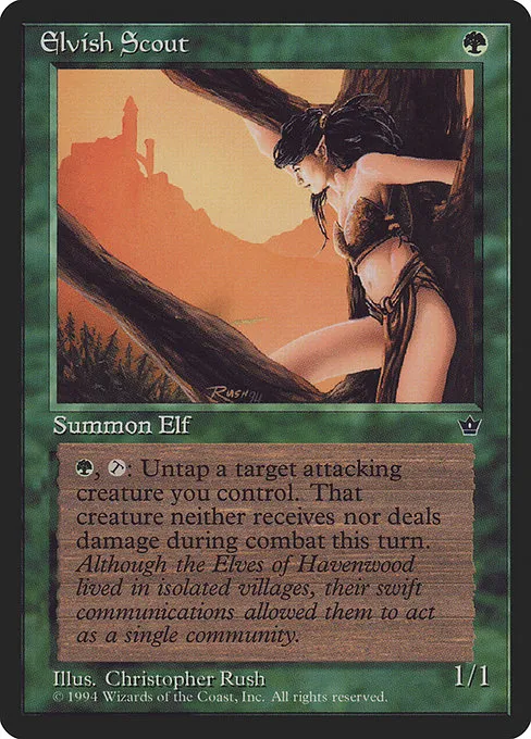 Elvish Scout · Fallen Empires 68c/187