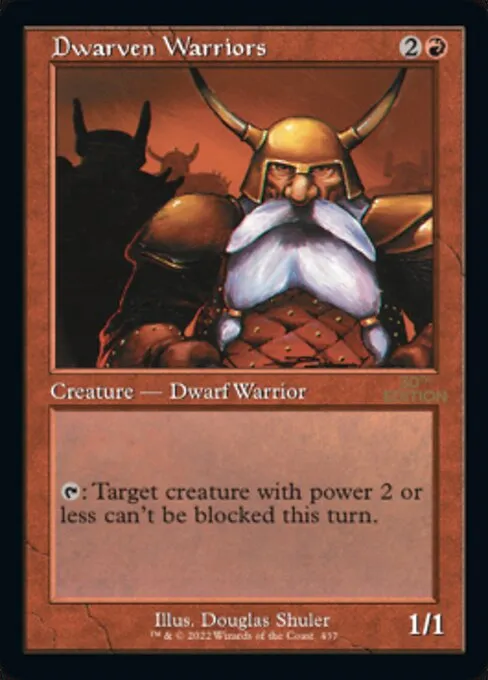 Dwarven Warriors · 30th Anniversary Edition 437/594