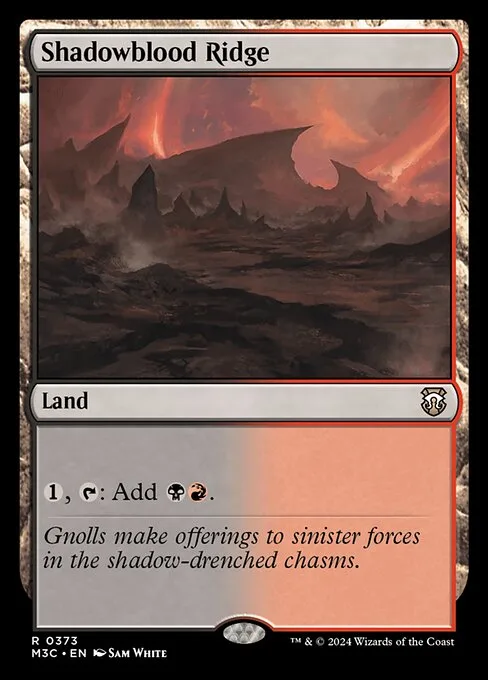 Shadowblood Ridge · Modern Horizons 3 Commander 373/398