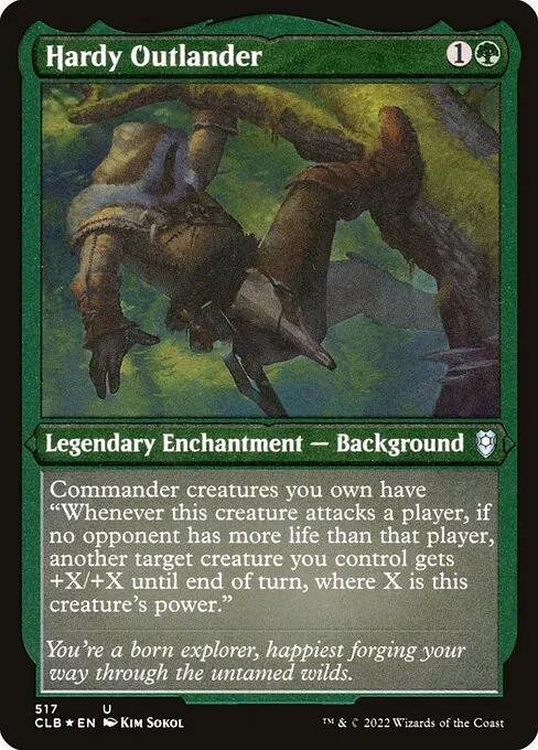 Hardy Outlander · Commander Legends: Battle for Baldur's Gate 517/936