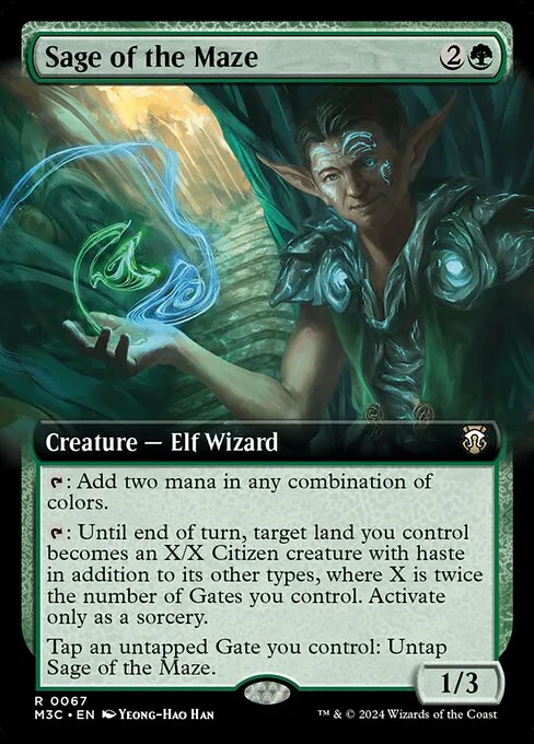Sage of the Maze · Modern Horizons 3 Commander 67/398